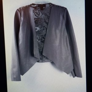 INC International Concepts Taupe Faux Leather PP